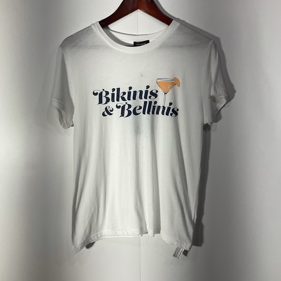 Wildfox NWT’s t-shirt; ‘Bikinis & Bellinis, Size Small - Picture 3 of 10